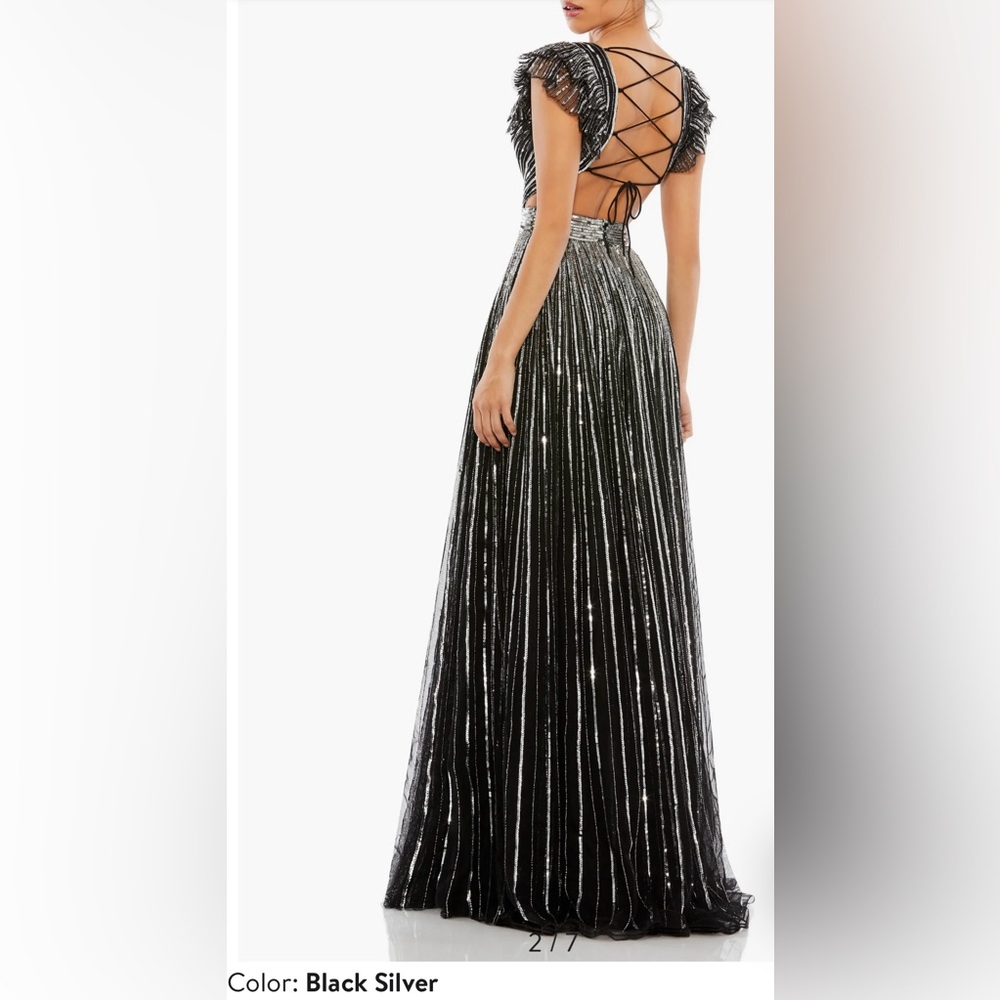 Sequin Cutout Gown